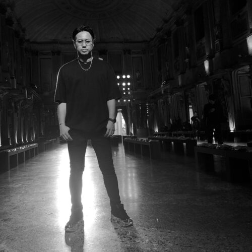 監修するミラノコレクション<br>ウォーキングディレクター今村大祐氏