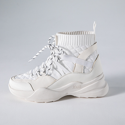 今村式ウエイトコアハイカットスニーカー（ホワイト）